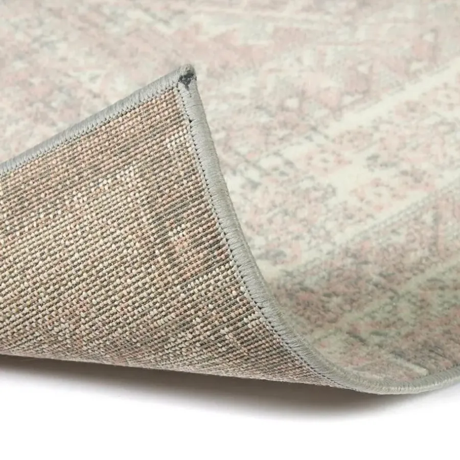 Interieur05 Vintage Vloerkleed Aila Grijs/Roze - 230 x 160 cm