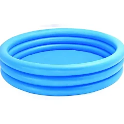 Zwembaden En Accessoires-INTEX kinderzwembad - blauw - inclusief voetenbadje - 147 cm