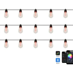Lichtsnoeren-Beliani ITTILEQ - LED kerstverlichting - Zwart - 1150 cm - PVC