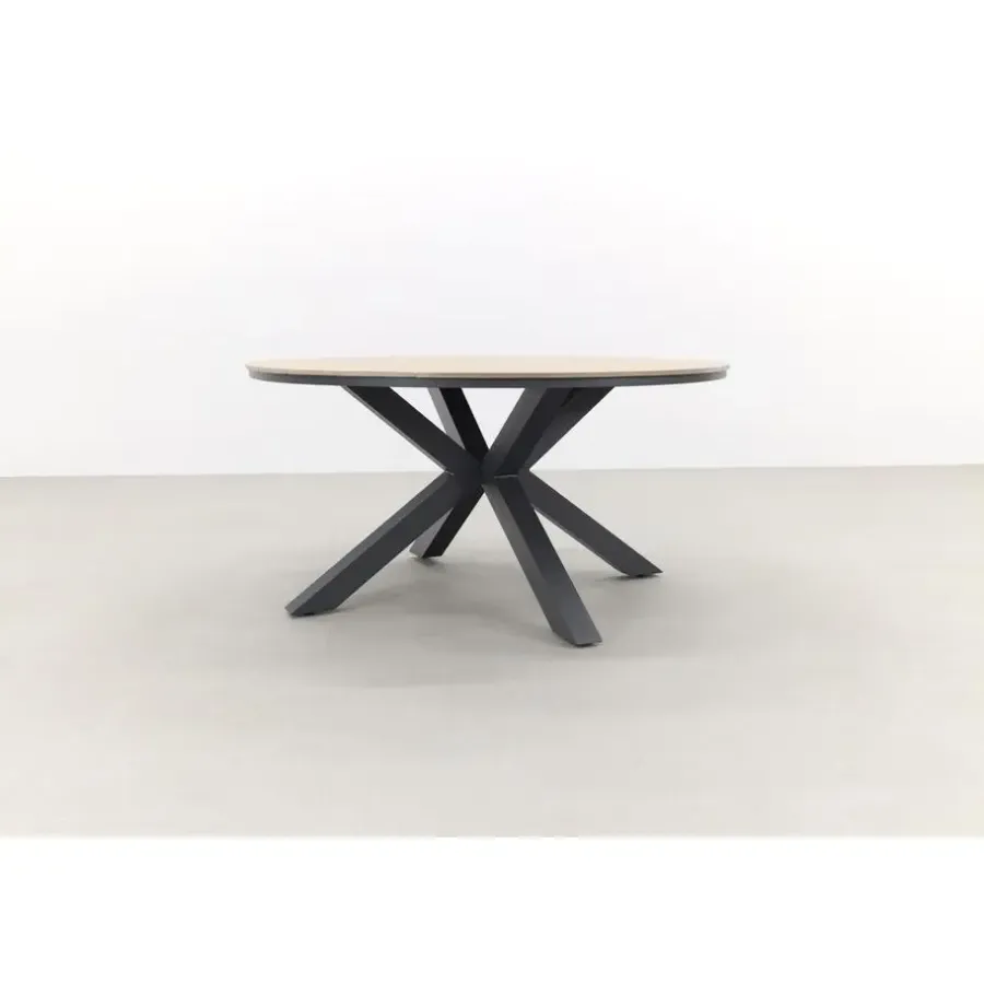 Garden Impressions Jasmine natural / Edison 148 cm. - ronde tuinset