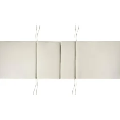 Beliani JAVA PREMIUM - Tuinligstoel - Lichtbruin/Taupe - Acaciahout