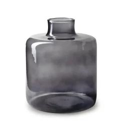 Vazen-Jodeco Bloemenvaas Willem - smoke glas - D19 x H23 cm