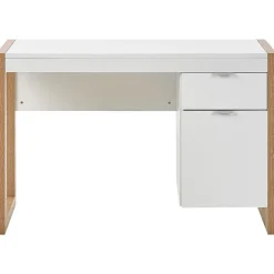 Beliani JOHNSON - Bureau - Wit - Vezelplaat