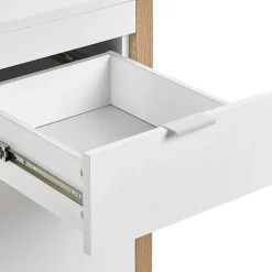Beliani JOHNSON - Bureau - Wit - Vezelplaat