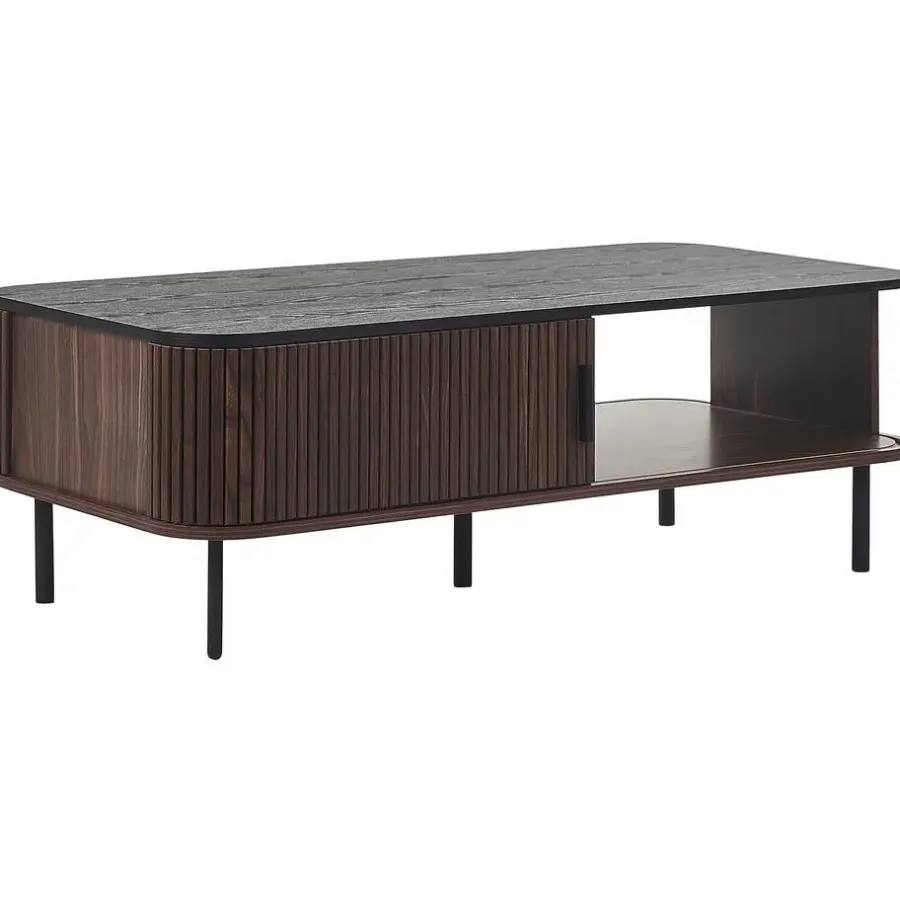 Beliani JOSE - Salontafel - Donkerhout - MDF