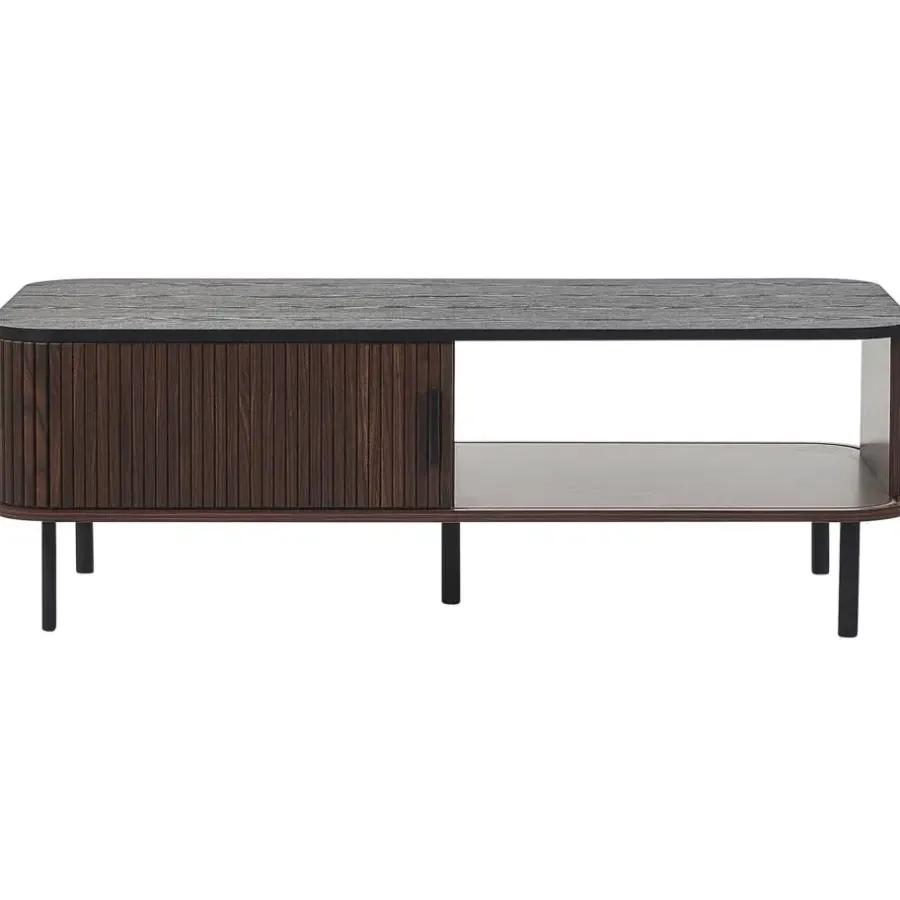Beliani JOSE - Salontafel - Donkerhout - MDF