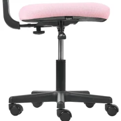 Leen Bakker JOYFUL - Bureaustoel - Pastelroze - Mesh