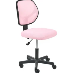 Leen Bakker JOYFUL - Bureaustoel - Pastelroze - Mesh