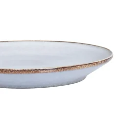 Serviessets-Leen Bakker JUNIPER - Bijzetborden set van 4 - Lichtblauw - Steengoed