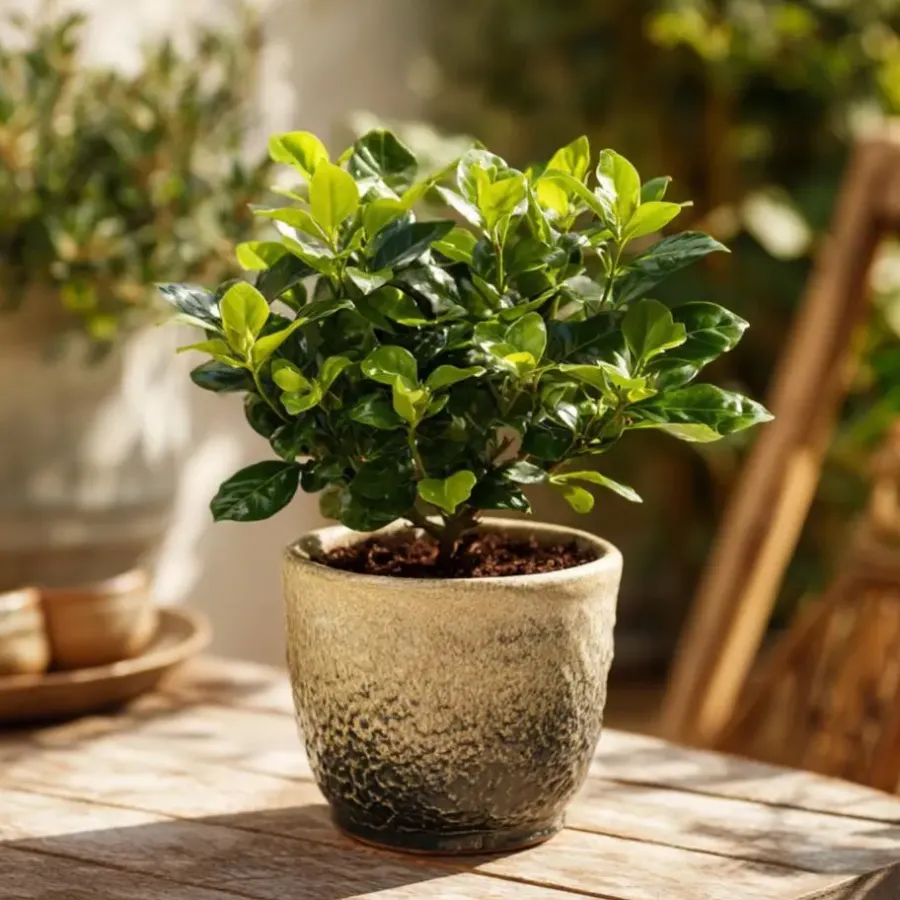 Plant in a Box Kaapse jasmijn - Gardenia jasminoides - Hoogte 20-30cm - ⌀13cm