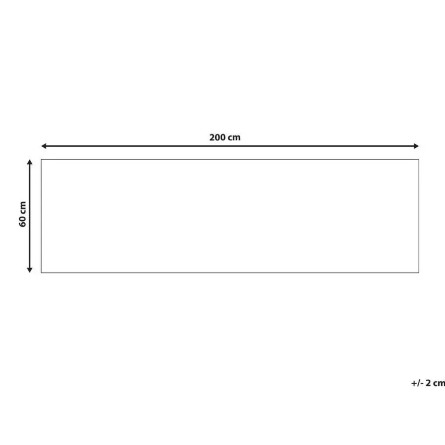Beliani KADAYAL - Loper - Beige - 60 x 200 cm - Polyester