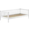 Vipack Kajuitbed Forrest 90x200 cm - massief beukenhout - wit