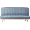 Slaapbanken|Slaapbanken-Leen Bakker KALFAFELL - Slaapbank - Blauw - Polyester