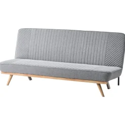 Leen Bakker KALFAFELL - Slaapbank - Donkergrijs - Polyester
