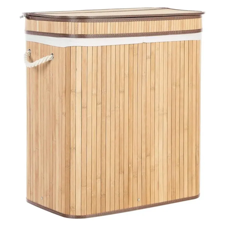 Beliani KALTHOTA - Mand - Lichte houtkleur - Bamboehout