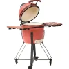 Barbecues En Accessoires-Leen Bakker KAMADO - Houtskoolgrill - Rood - Keramiek
