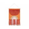 Wandkleden-Beliani KAMALIA - Wanddecoratie - Oranje - Katoen