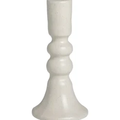 Kandelaars En Windlichten-Leen Bakker Kandelaar Anis - off-white - 21xØ10 cm