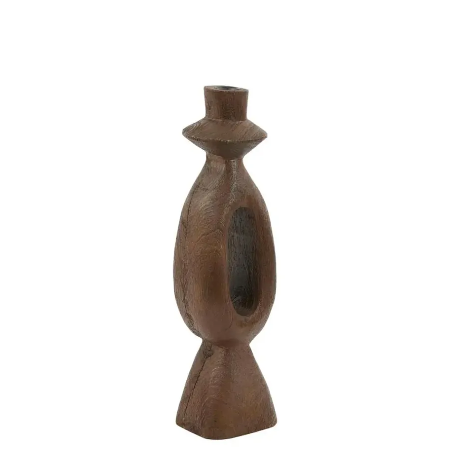 Light & Living Kandelaar Django - Donkerbruin - 13x13x43cm