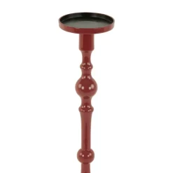 Kandelaars En Windlichten-Light & Living Kandelaar Sheva - Rood - Ø11cm