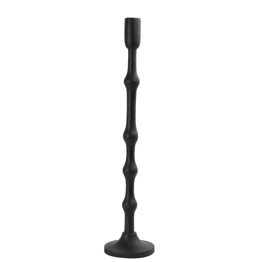 Kandelaars En Windlichten-Light & Living Kandelaar Takino - Zwart - Ø13cm