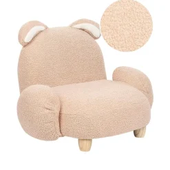 Beliani KANNA - Kinderstoel - Beige - Nepbont