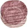 Leen Bakker KANRACH - Vloerkleed - Roze - 200 x 200 cm - Viscose