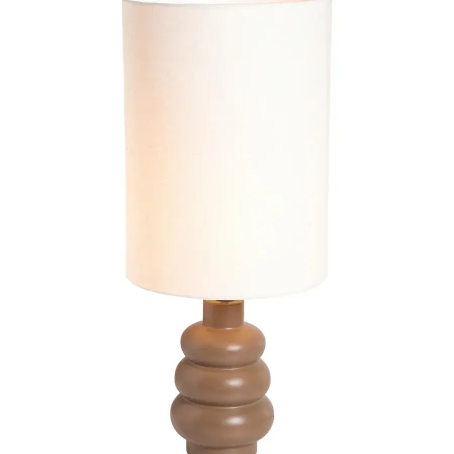 Leen Bakker Kap Cilinder Rye - off-white - Ø25x35 cm
