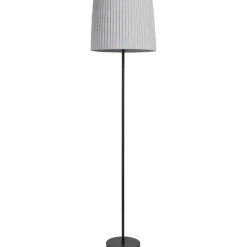 Lampenkappen-Leen Bakker Kap Flore - grijs - 35xØ45 cm