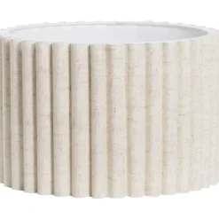Lampenkappen-Leen Bakker Kap Rune - naturel - 18xØ27 cm