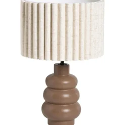 Lampenkappen-Leen Bakker Kap Rune - naturel - 18xØ27 cm