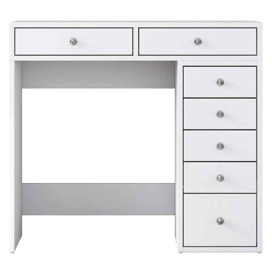 Arabic House Kaptafel Wit Hout - 90x44,5x81,6cm - Beyas