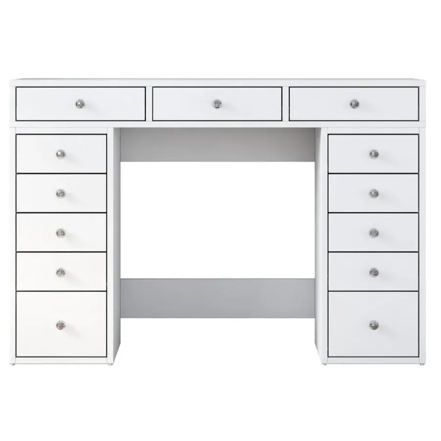 Arabic House Kaptafel Wit Hout - 120x44,5x81,6cm - Beyas