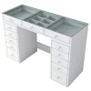 Kaptafels-Arabic House Kaptafel Wit/Glas - 120x44,5x79,8cm - Beyas