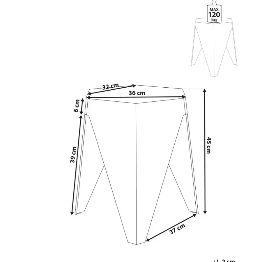 Leen Bakker KARAVOS - Tuinkruk set van 4 - Meerkleurig - Synthetisch materiaal