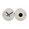 Klokken-Karlsson - Wandklok Duo Cuckoo Plated - Chrome plated
