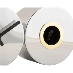 Klokken-Karlsson - Wandklok Duo Cuckoo Plated - Chrome plated