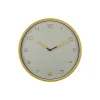 Klokken-Karlsson - Wandklok Lined Numbers - Heldergeel- Ø40cm