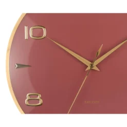 Klokken-Karlsson - Wandklok Sienna Glow - Rode oker- Ø40,6cm