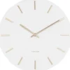 Klokken-Karlsson wandklok Charm steel