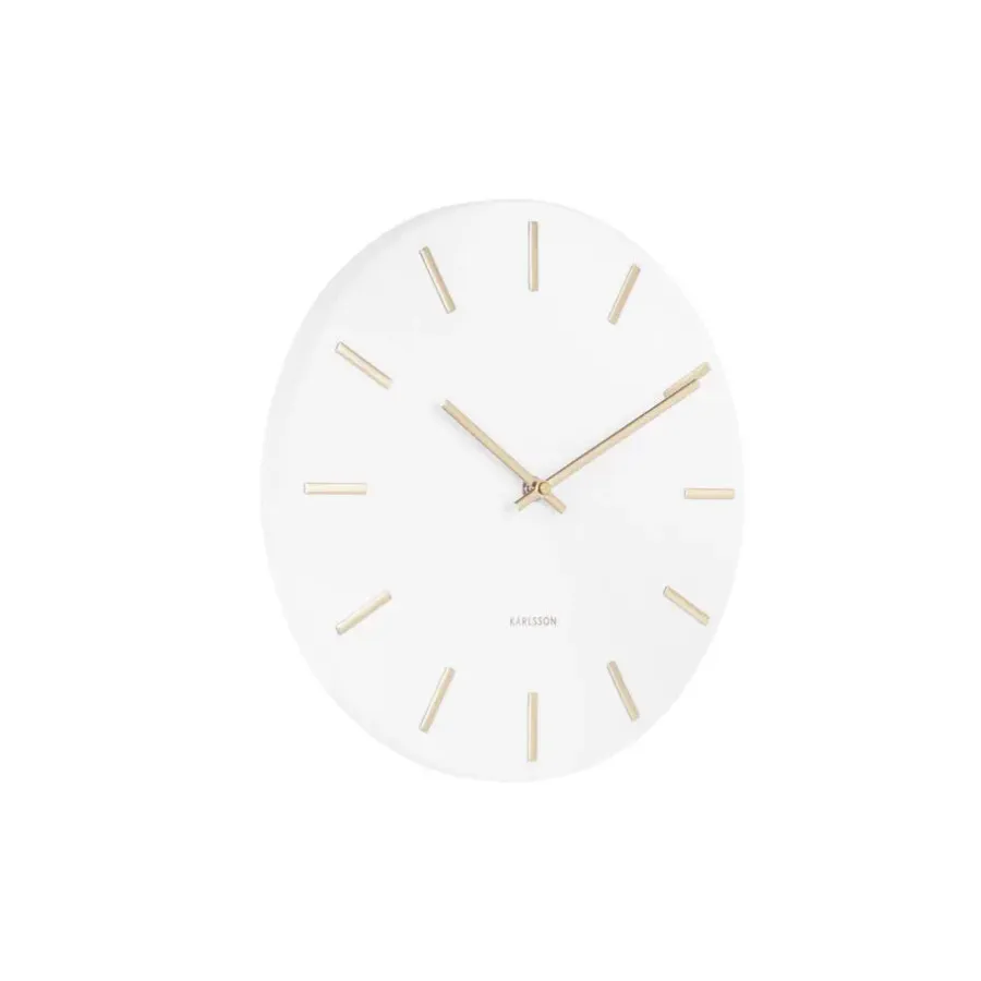 Klokken-Karlsson wandklok Charm steel