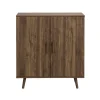 Leen Bakker Kast Imre - walnoot - 88x80x40 cm