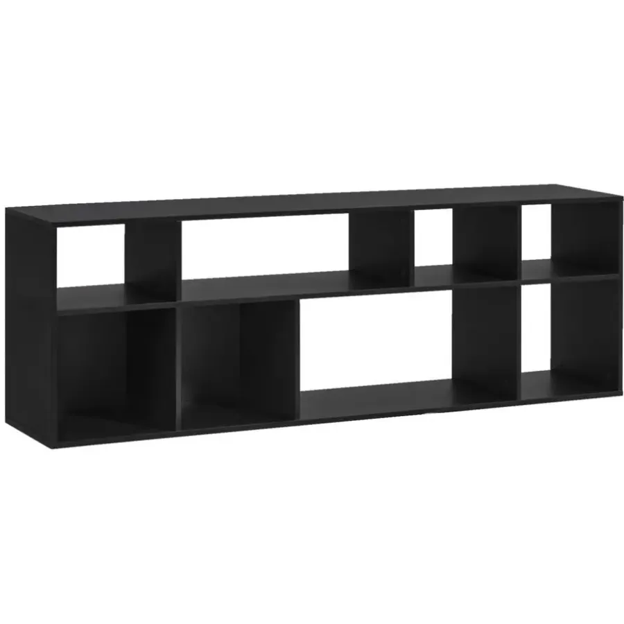 Wandkasten-Leen Bakker Kast Kenzi - zwart - 177x59x38 cm