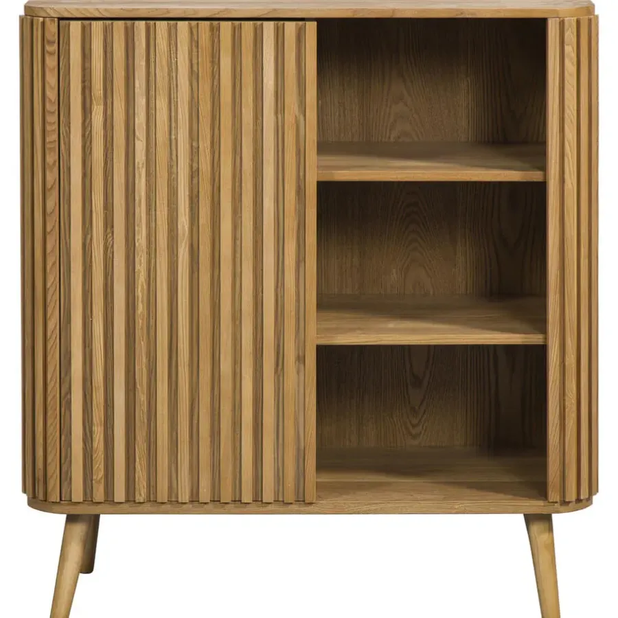 Wandkasten-Leen Bakker Kast Patrick - naturel - 100x90x40 cm