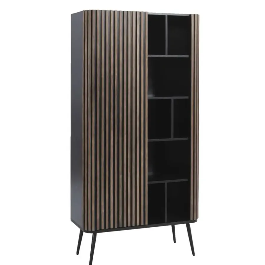 Wandkasten-Leen Bakker Kast Patrick - walnoot - 180x90x40 cm