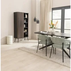 Wandkasten-Leen Bakker Kast Patrick - walnoot - 180x90x40 cm
