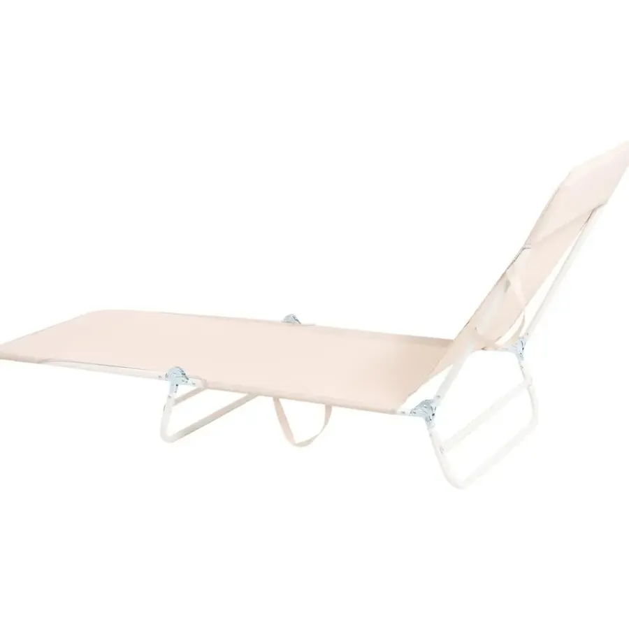 Ligbedden-Leen Bakker KASTORIA - Ligstoel - Beige - Mesh