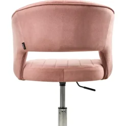 Leen Bakker KATONAH - Bureaustoel - Roze - Fluweel
