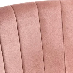 Leen Bakker KATONAH - Bureaustoel - Roze - Fluweel