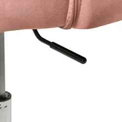 Leen Bakker KATONAH - Bureaustoel - Roze - Fluweel